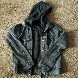 grey jean jacket size XS
